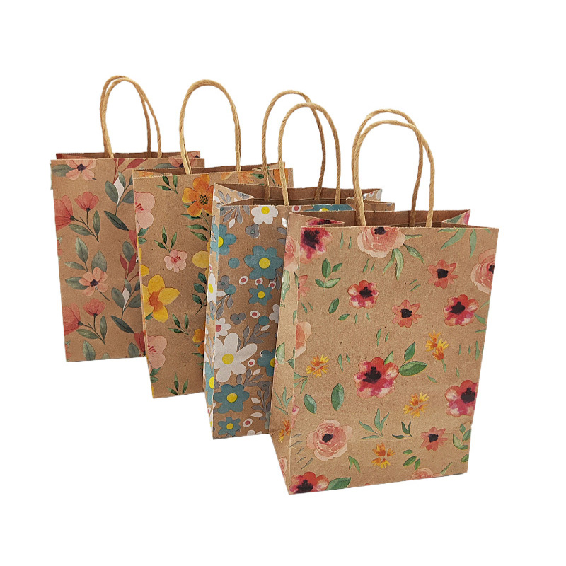 Wedding Supply Shops - 12/24 Stuks Kraftpapier Bloem Geschenkzakken Met