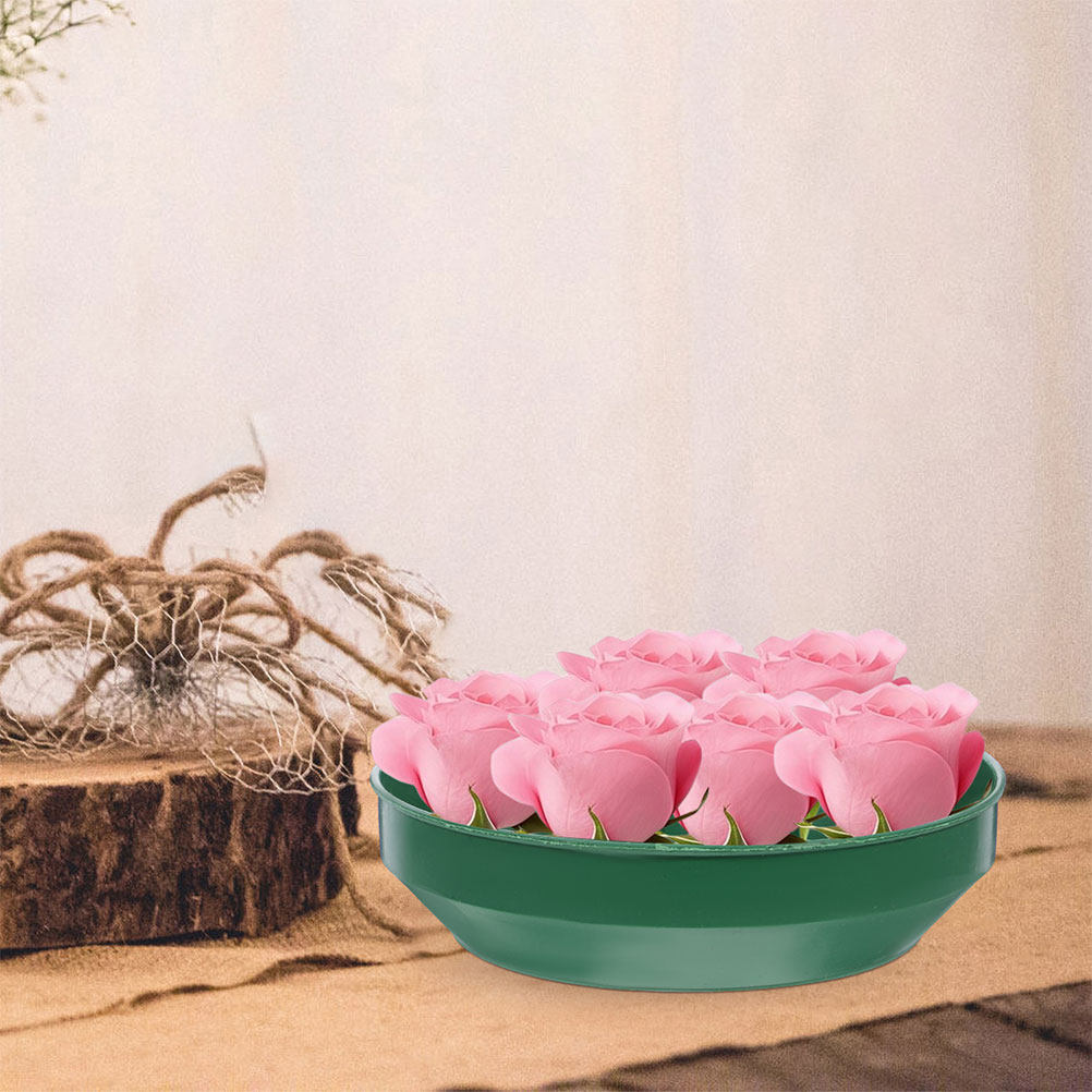 Wedding Floral Supply - 12 stuks ronde plastic schalen met