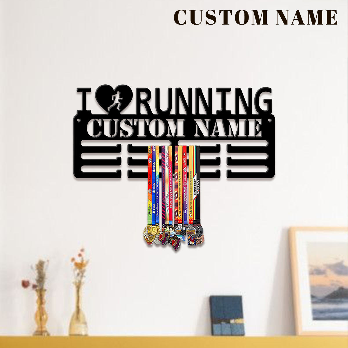 Wedding Party Supply - Op maat gemaakte 'I Love Running'
