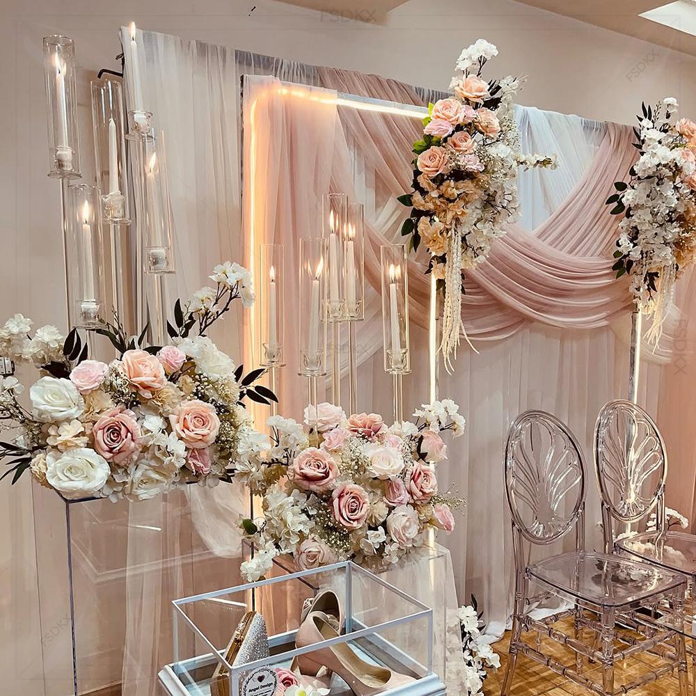 Groothandel luxe op maat gemaa - Wedding Backdrop Curtain recensie en prijs