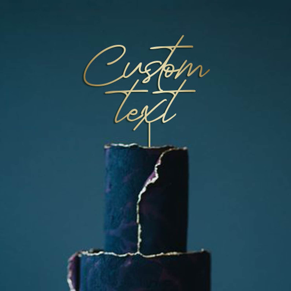 Aangepaste tekst gouden acryl  - Wedding Ceremony Supply recensie en prijs
