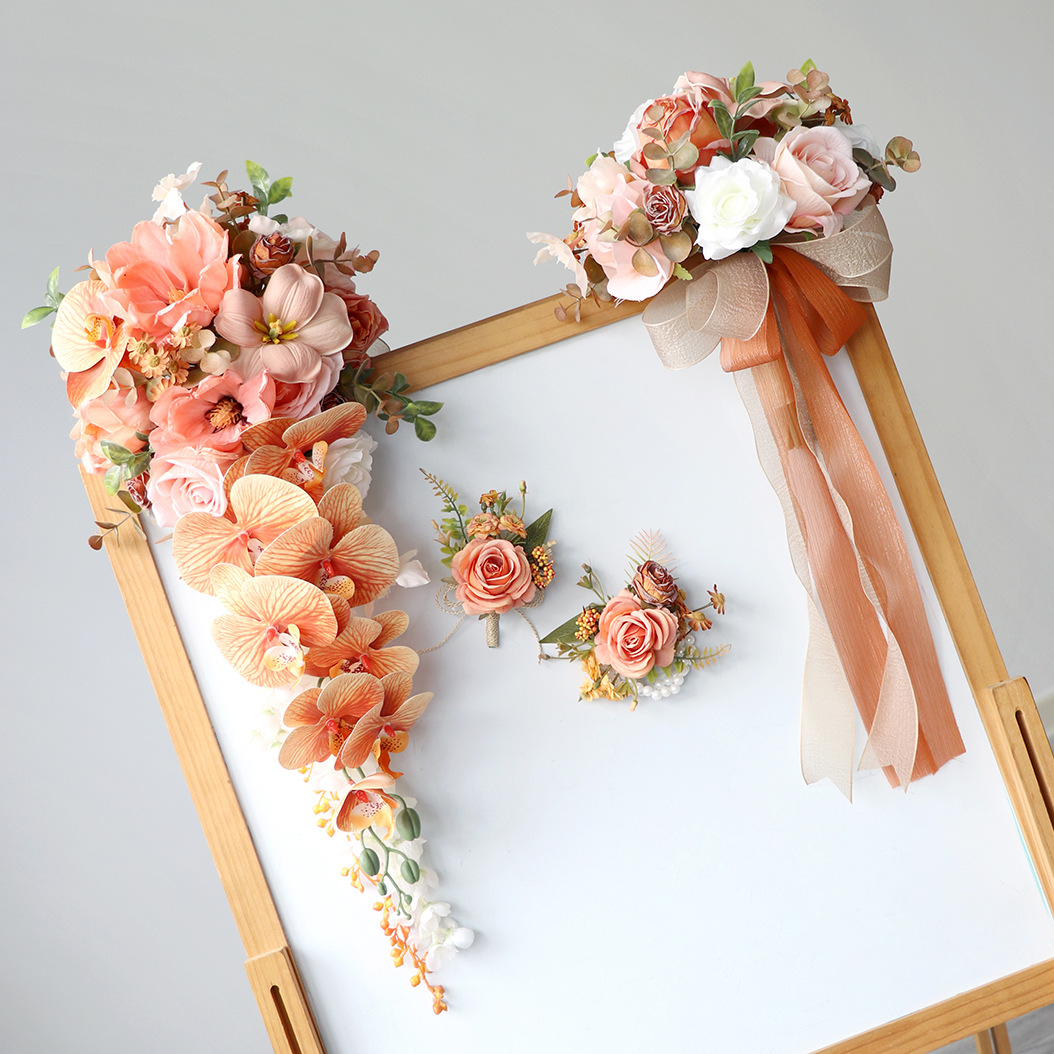 Yannew Roze Bruidsboeket Corsa - Wedding Ceremony Supply recensie en prijs