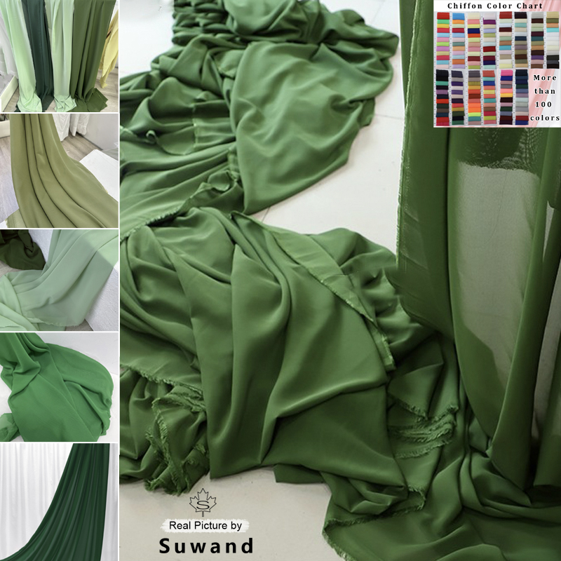 Olijfgroen Chiffon Stof Bruids - Wedding Backdrop Curtain recensie en prijs