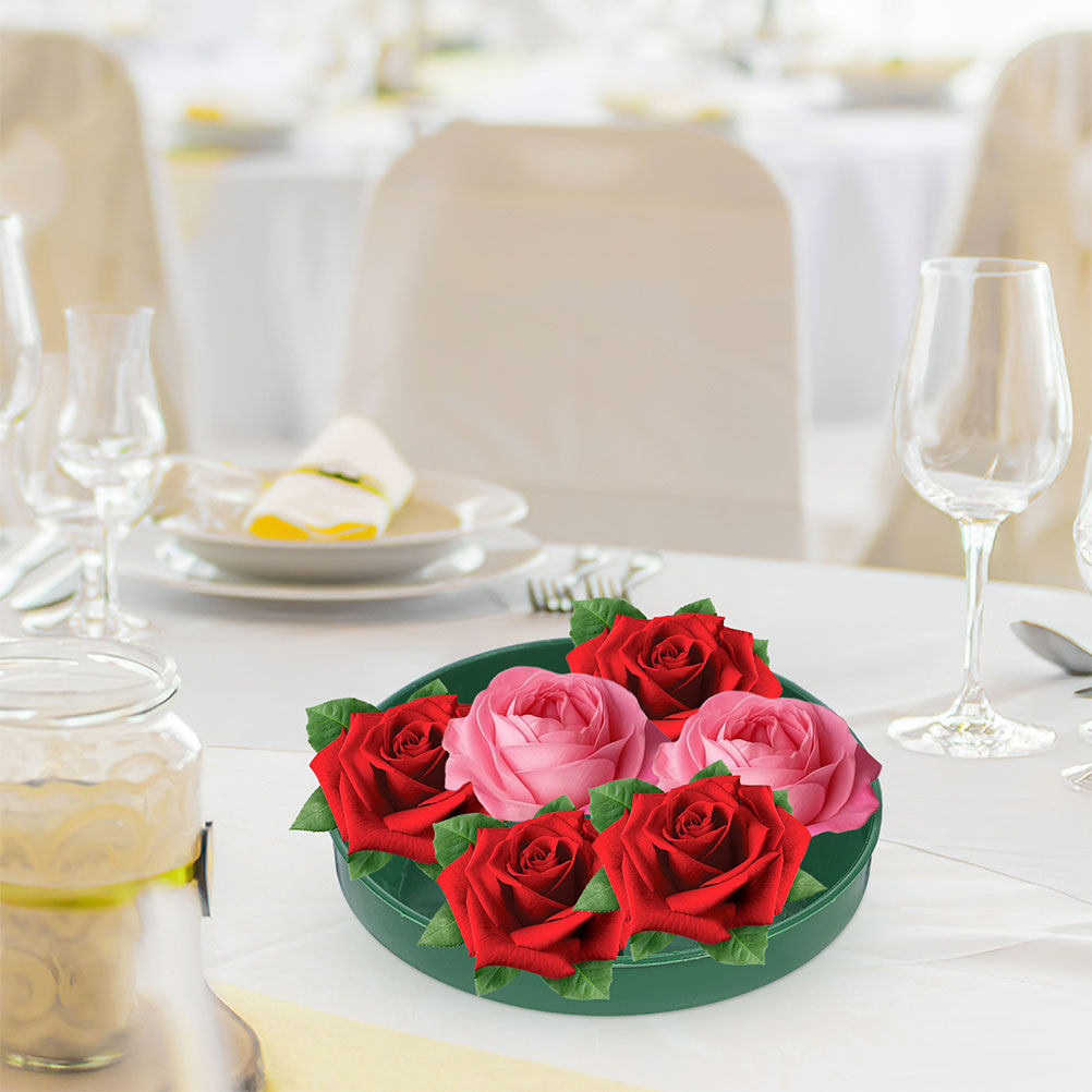 12 stuks ronde plastic schalen - Wedding Floral Supply recensie en prijs