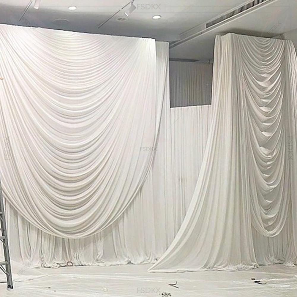 FSDKX Goedkope Witte Ijs Zijde - Wedding Backdrop Curtain recensie en prijs