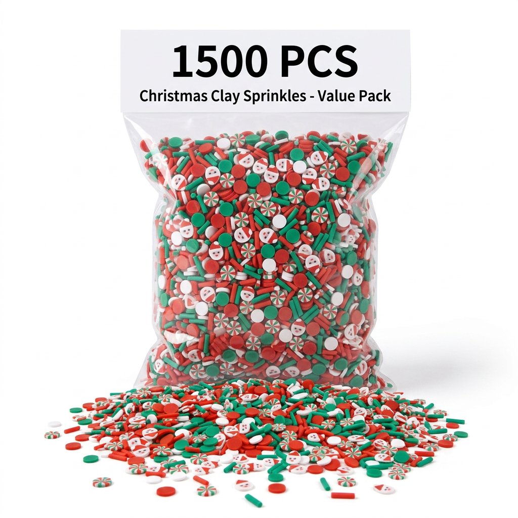 1500 stuks Kerstklei-versierin - Wedding Supply In Bulk recensie en prijs