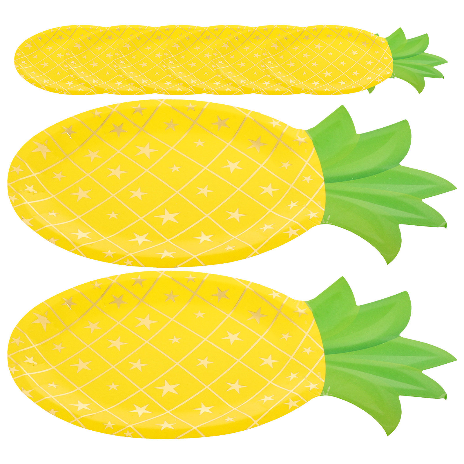 8 stuks ananas papieren borden - Wedding Supply In Bulk recensie en prijs