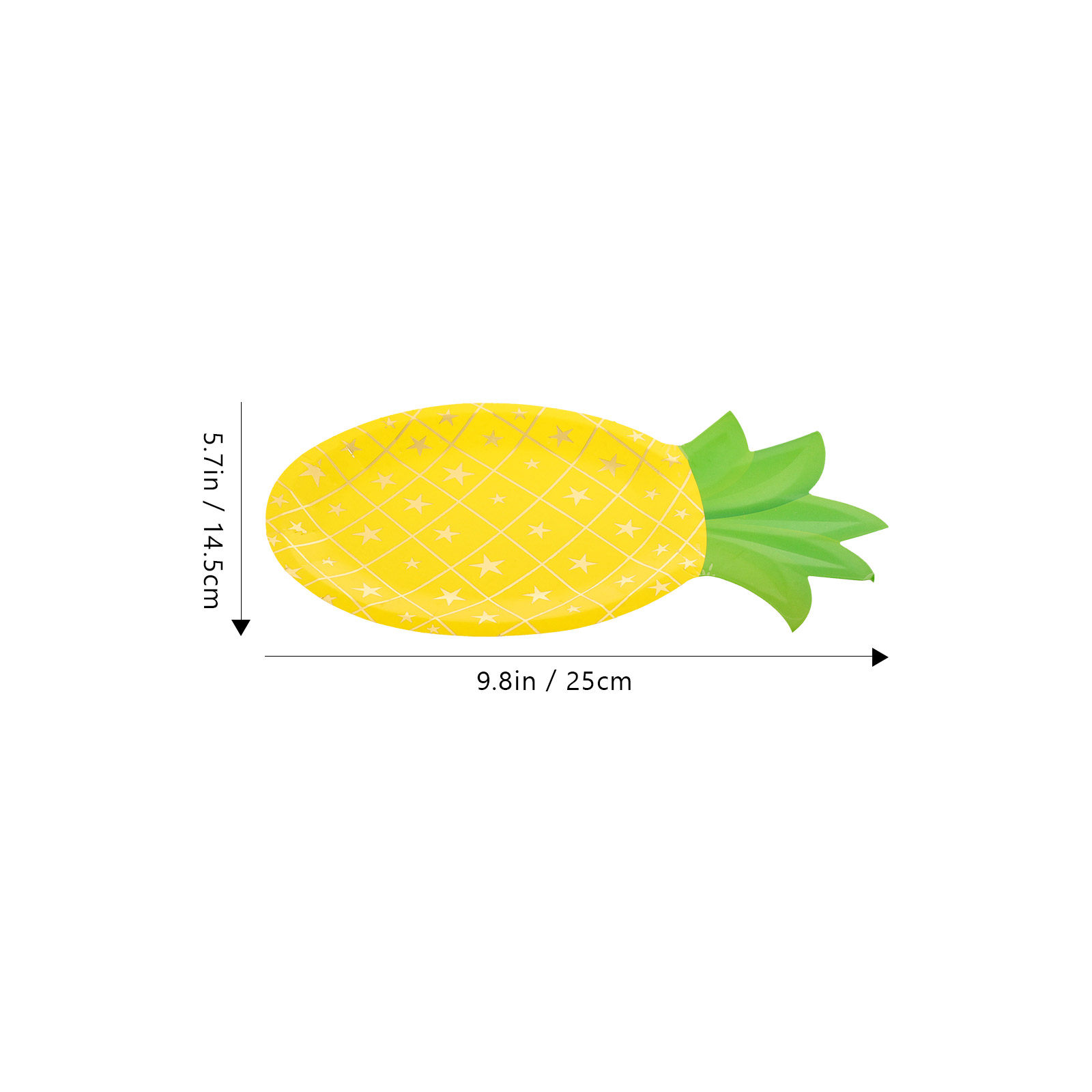 8 stuks ananas papieren borden - Wedding Supply In Bulk recensie en prijs