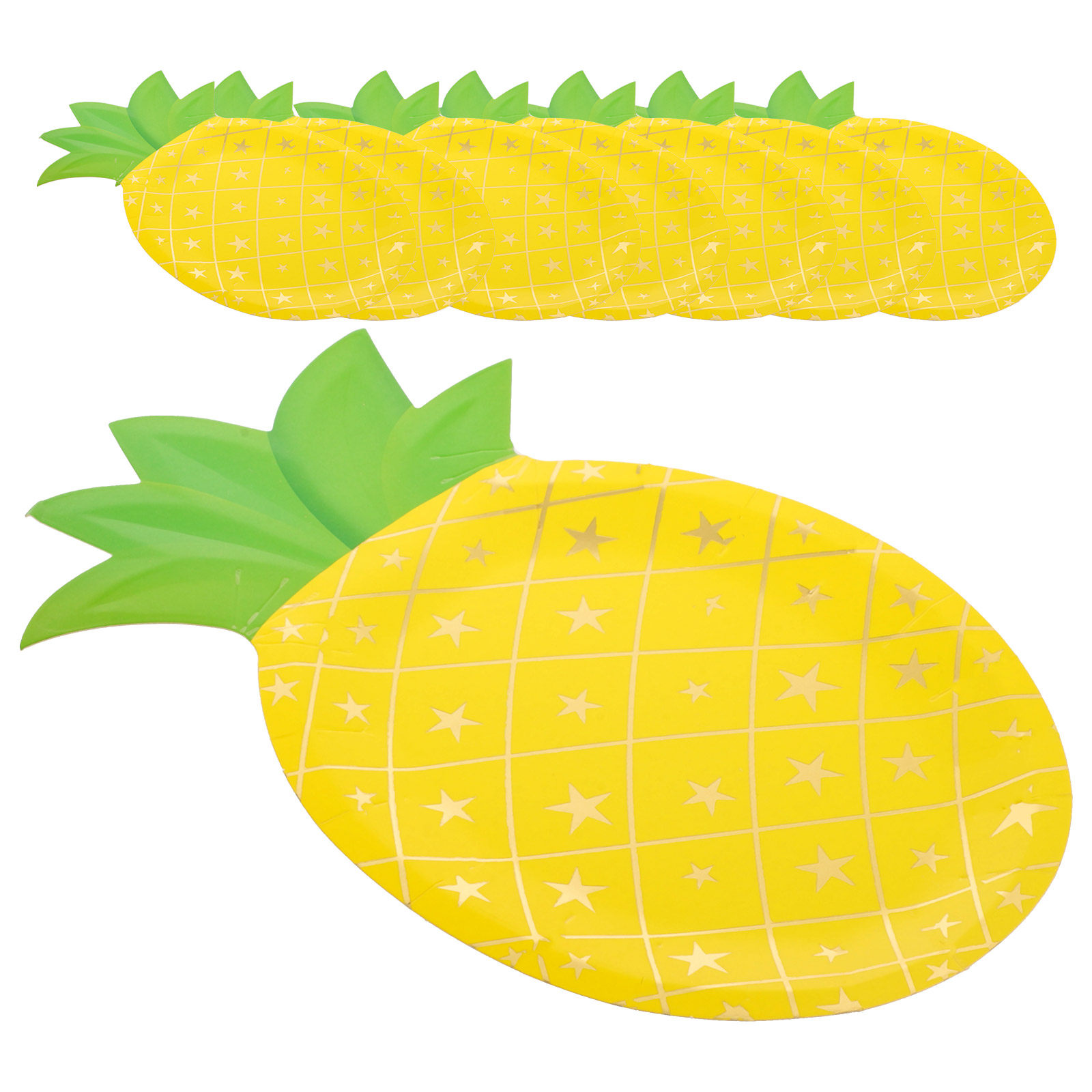 8 stuks ananas papieren borden - Wedding Supply In Bulk recensie en prijs