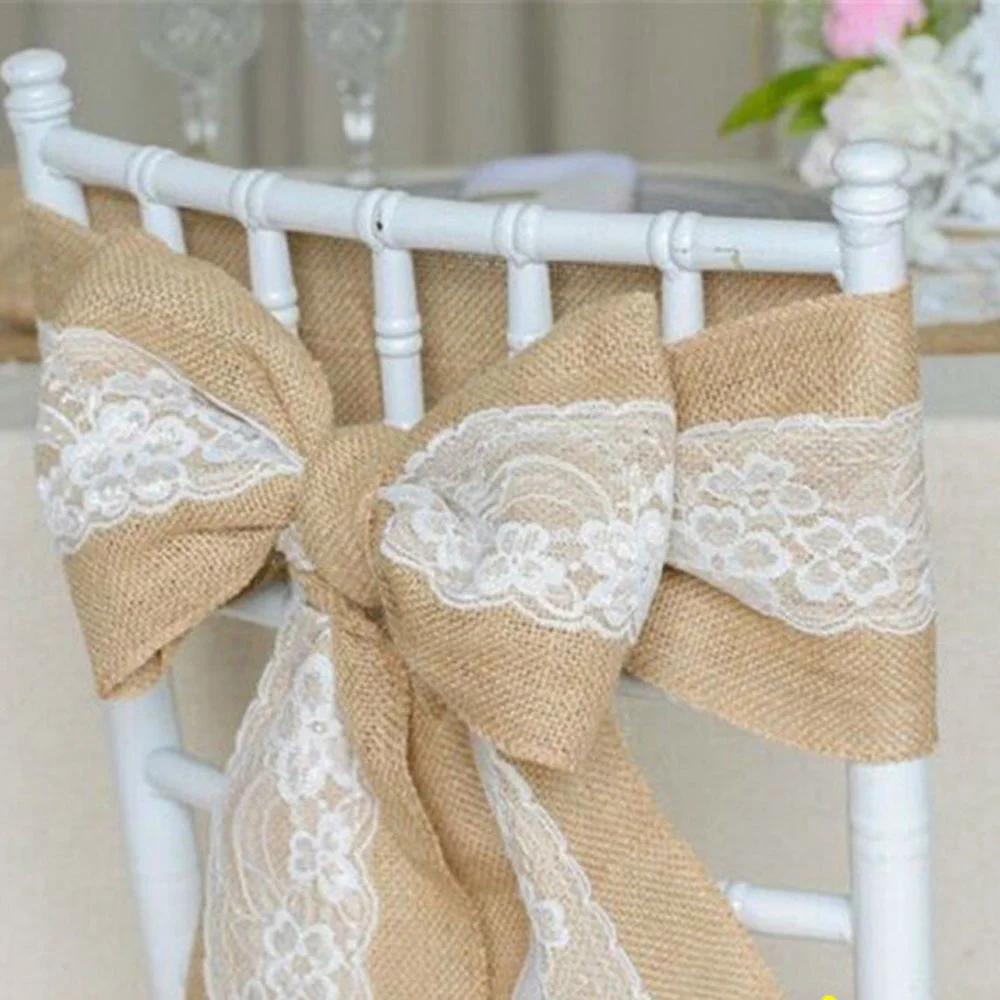 10PC Linnen Stoel Rugdecoratie - Supply Wedding Venue recensie en prijs