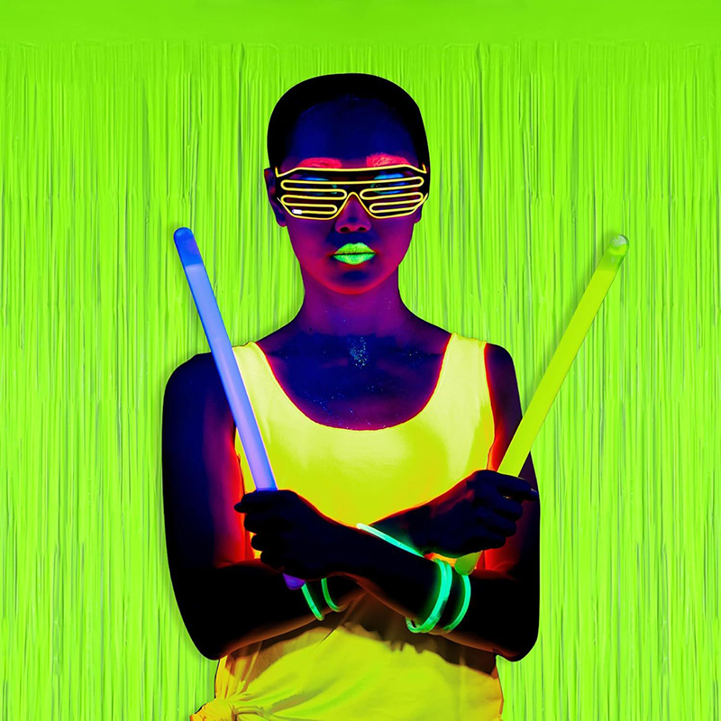 Glow Party Neon Folie Fringe G - Wedding Backdrop Curtain recensie en prijs