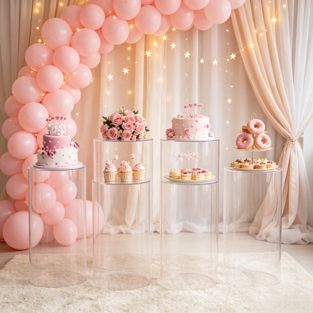 3/5 stuks witte cilindrische s - Wedding Party Supply recensie en prijs
