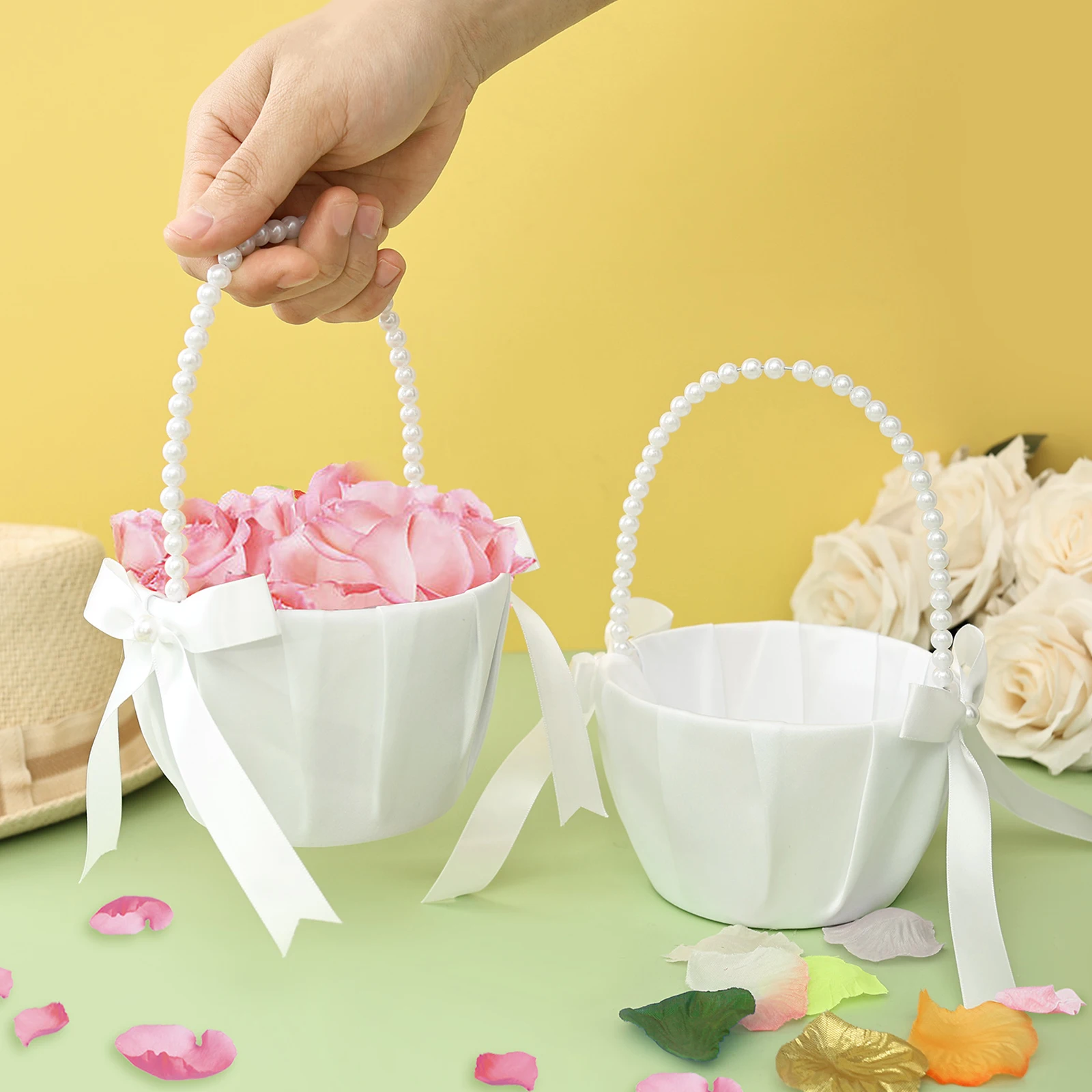 2 Stuks Bruiloft Bloemenmeisje - Wedding Ceremony Supply recensie en prijs