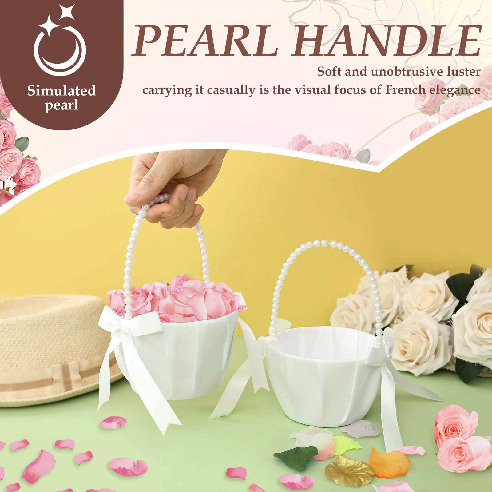 2 Stuks Bruiloft Bloemenmeisje - Wedding Ceremony Supply recensie en prijs